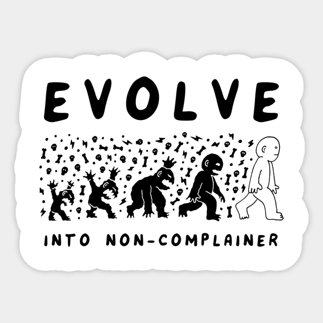 Evolve Sticker by RaminNazer